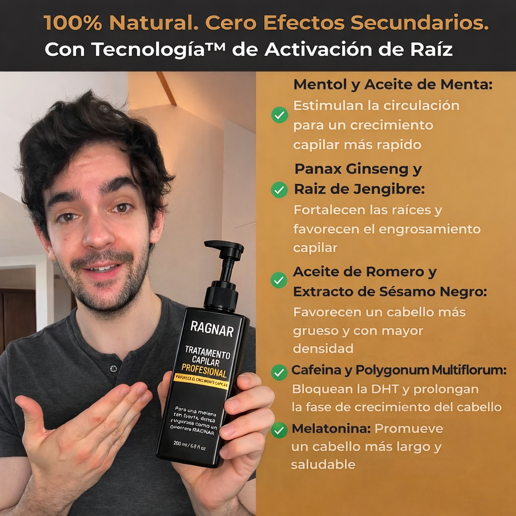 RAGNAR™ - Tratamiento Profesional Activador de Raices Capilares