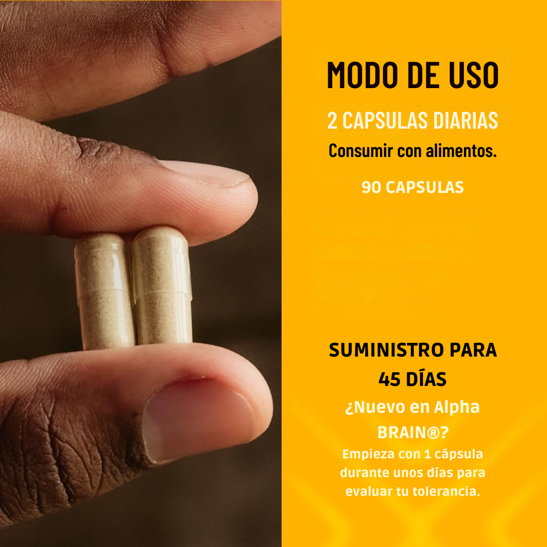 Alpha BRAIN® Cápsulas Cognitivas