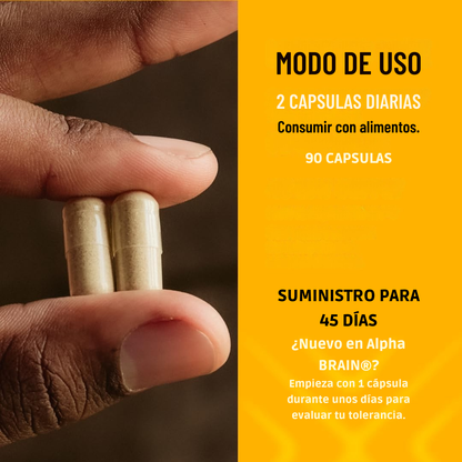 Alpha BRAIN® Cápsulas Cognitivas